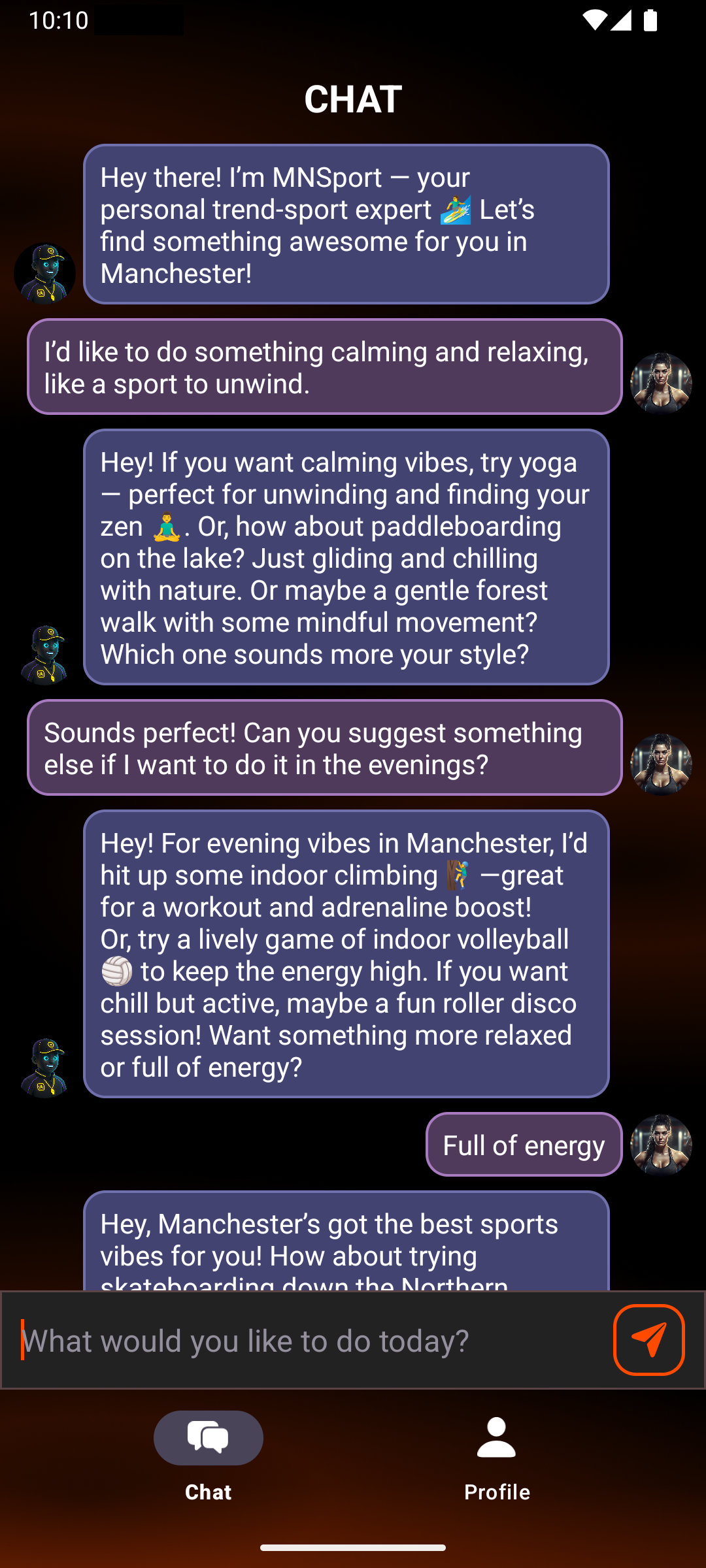 GoodGameBot app screenshot 2